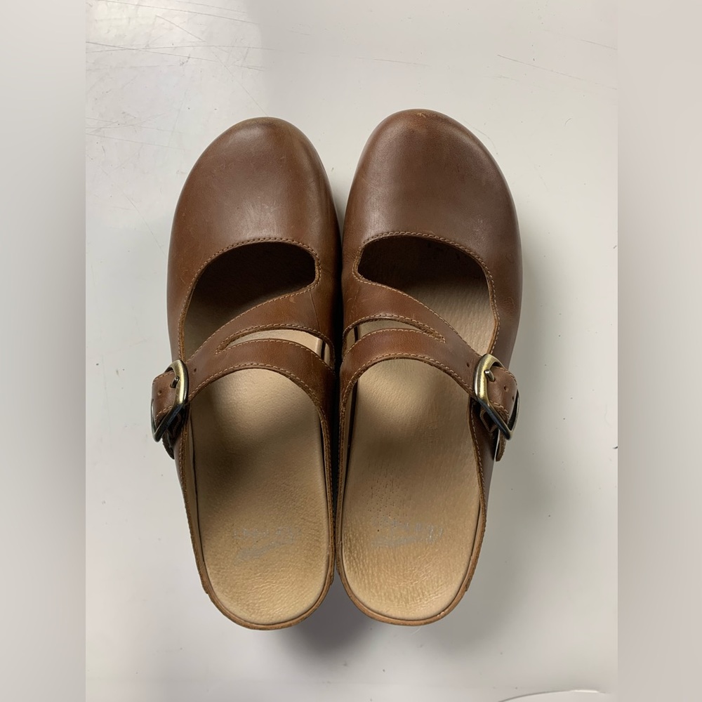 Brown Dansko leather sandals